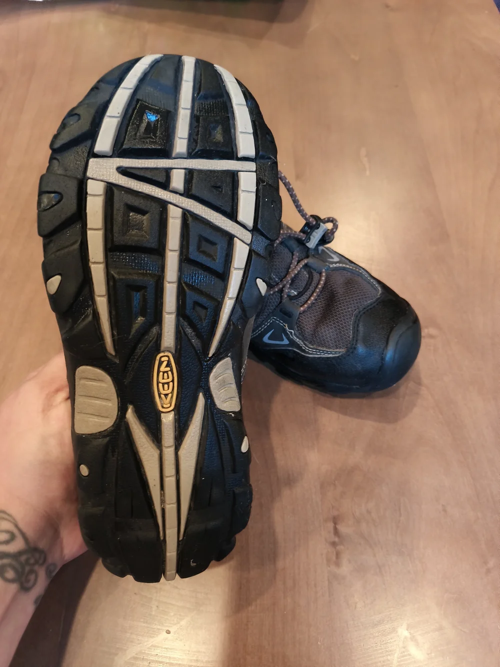 Keen Brown and Gray Trail Sneakers